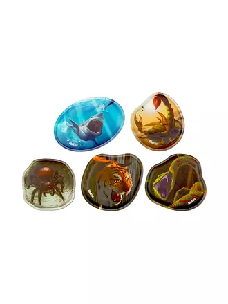 ERGOBAG | Set de 5 Kletties de contorno Amigos Dragones | bunt